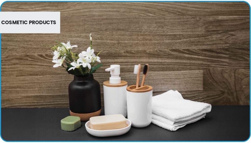 Hotel cosmetic amenities - shampoo and soap